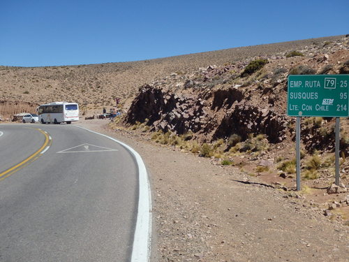  We are just short of the crest and Cuesta de Lipan is just ahead.